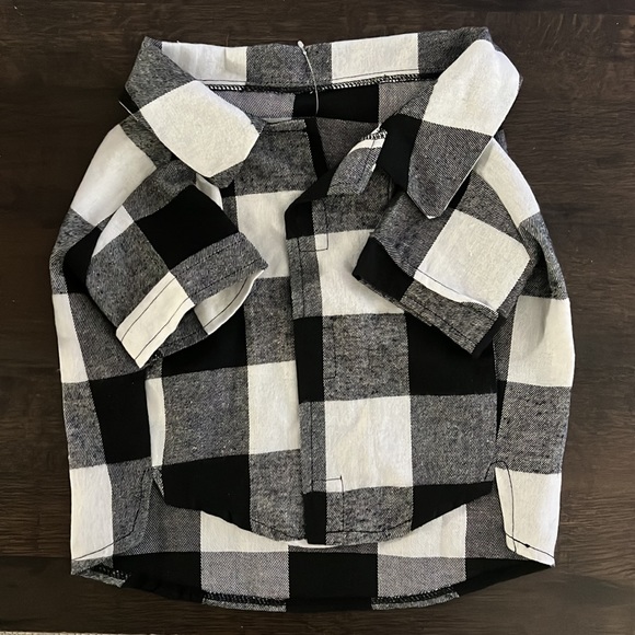 Buffalo Check Print Flannel Shirt for Pet NWT - Picture 3 of 3